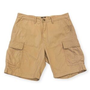 Levi’s Size 34 Cargo Shorts, Mens, Tan, Hiking, Walking, Outdoors, Pockets Twill